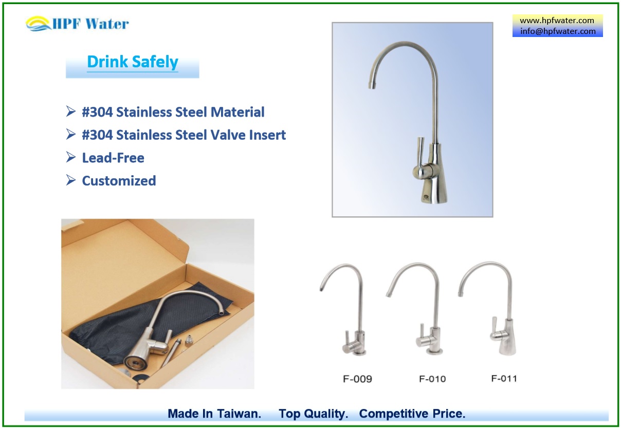 Customized Stainless Steel Faucet Lead-Free Stainless Steel inner valve  laser your own logo 